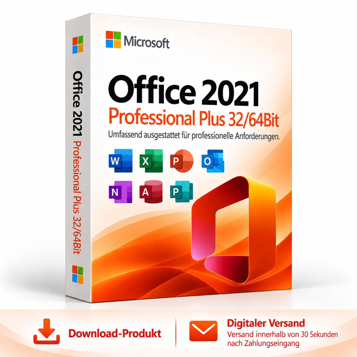 Microsoft Office 2021 Professional Plus 32/64Bit