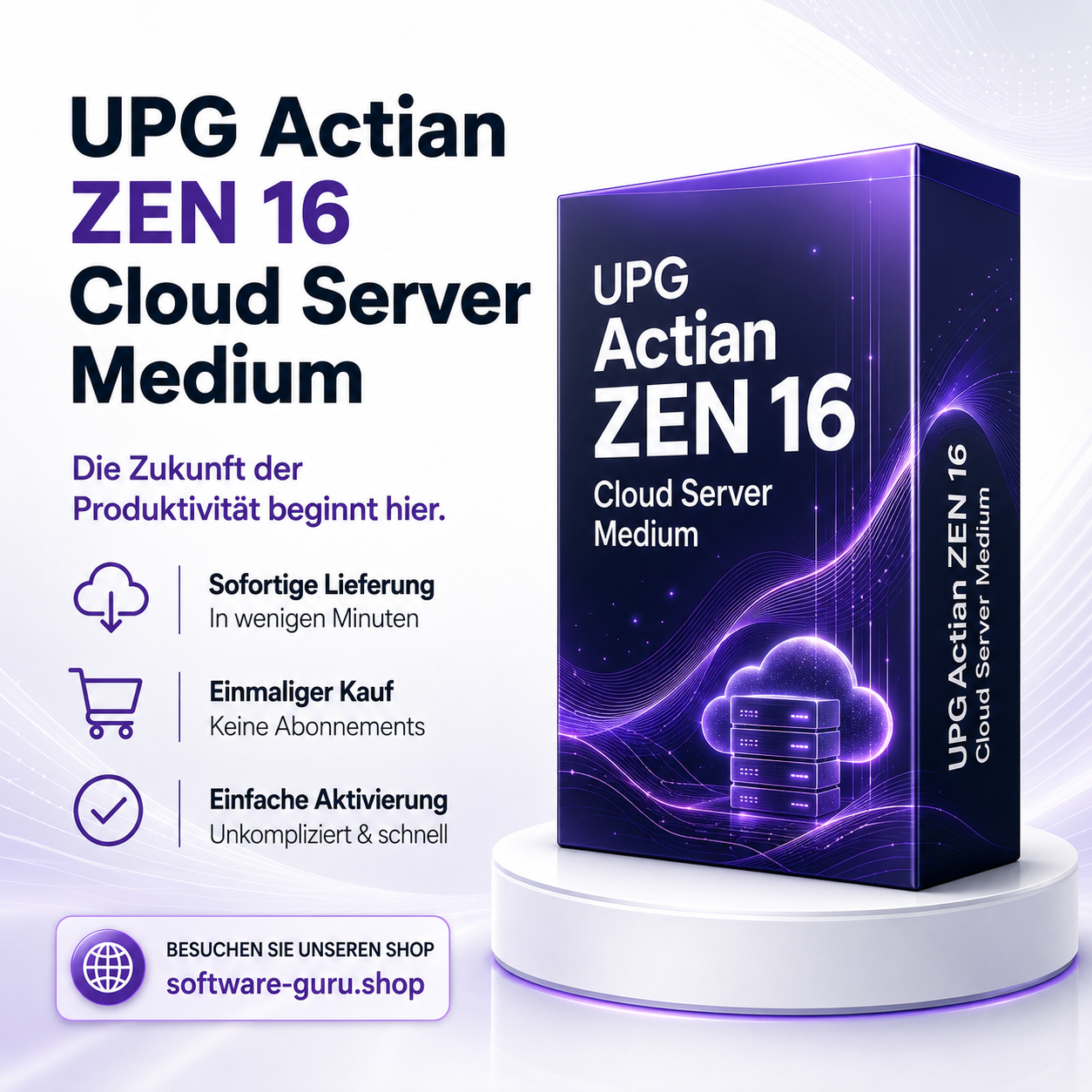 UPG Actian ZEN 16 Cloud Server Medium