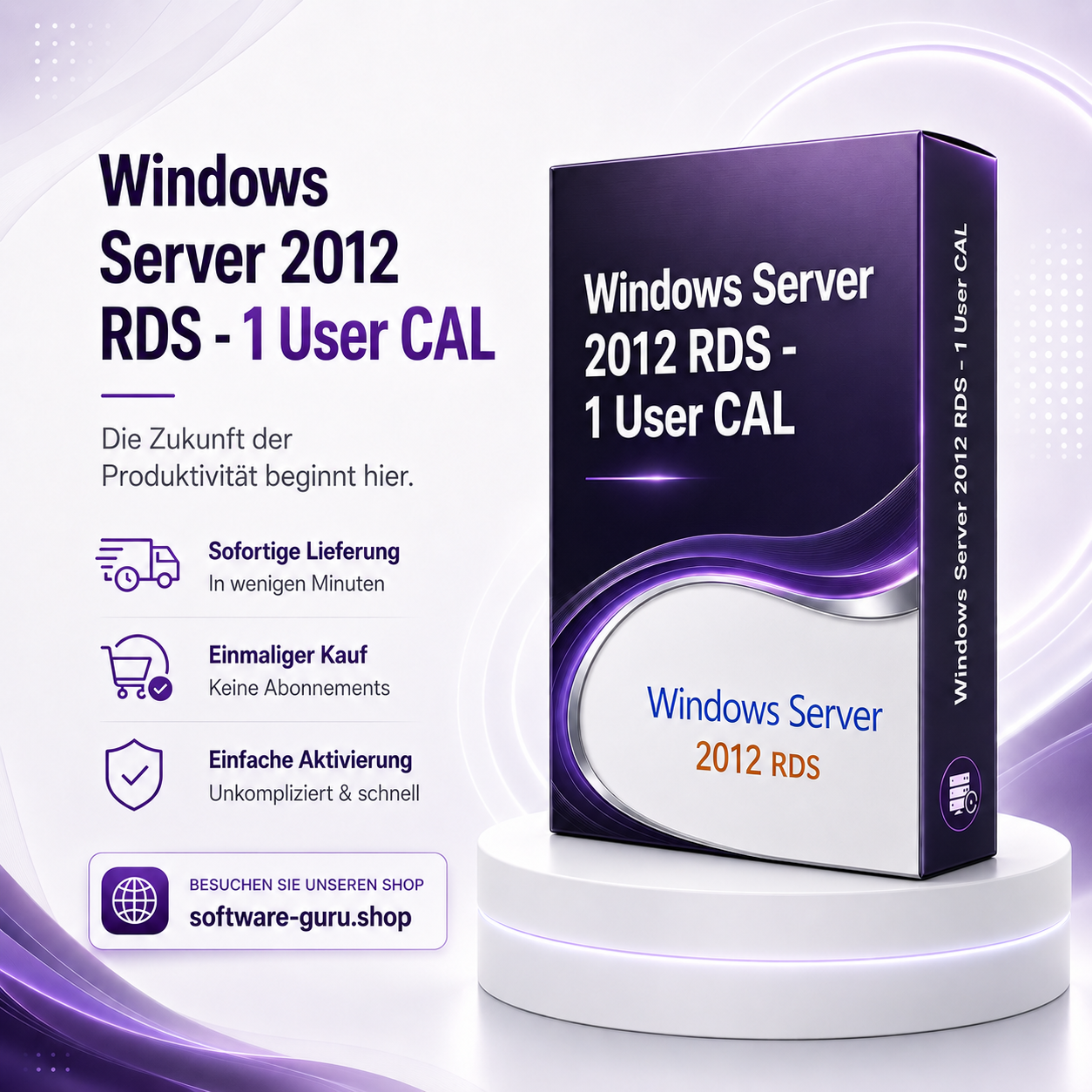 Windows Server 2012 RDS - 1 User CAL