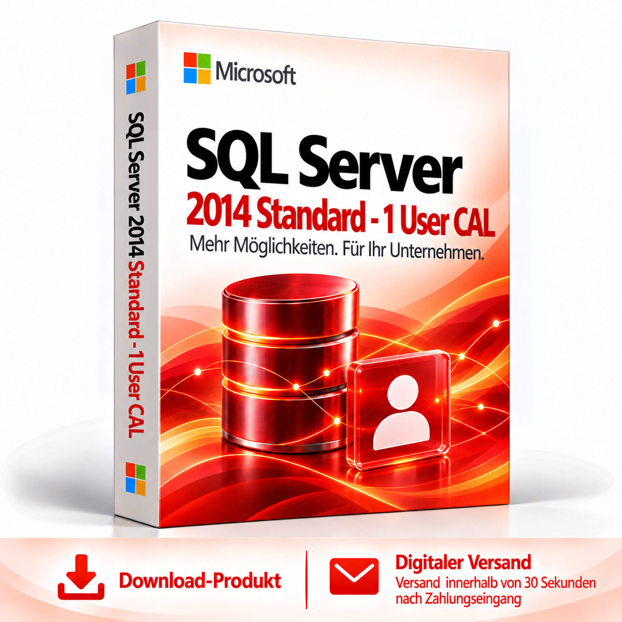 Microsoft SQL Server 2014 Standard - 1 User CAL
