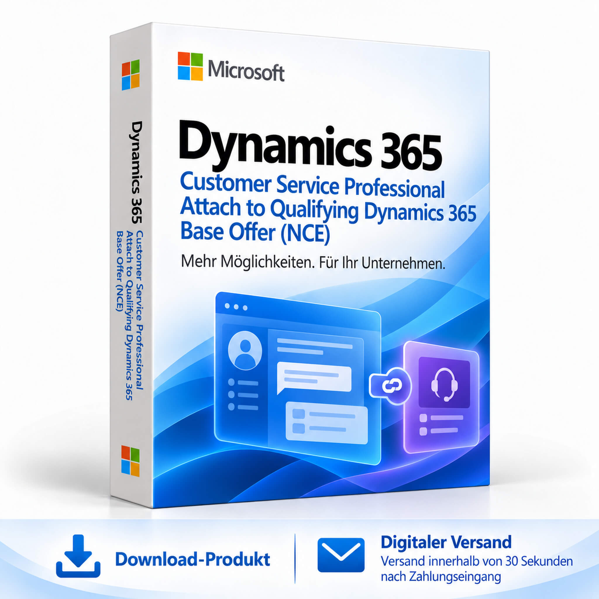 Dynamics 365 Customer Service Professional Attach to Qualifying Dynamics 365 Base Offer (NCE)