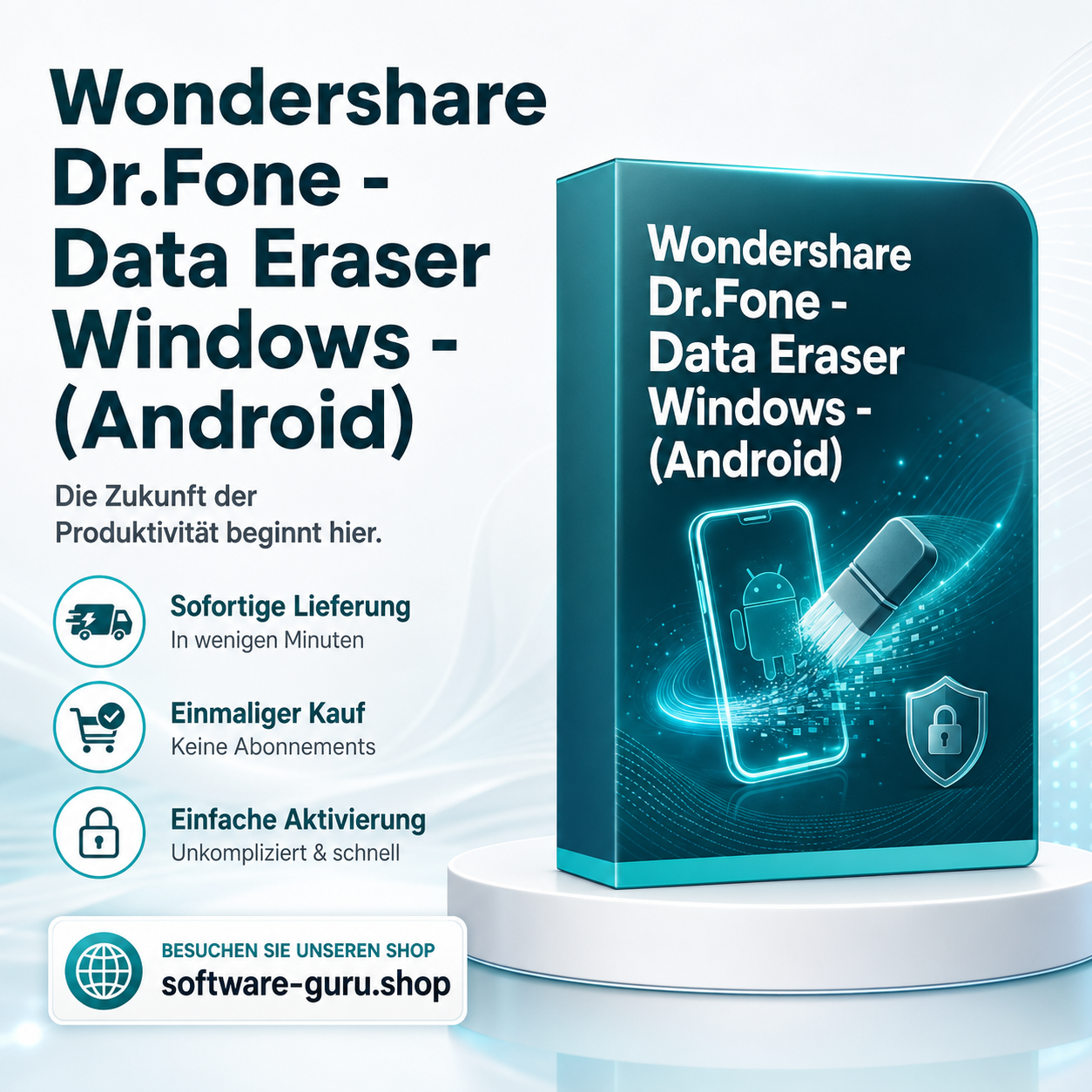 Wondershare Dr.Fone - Data Eraser Windows - (Android)