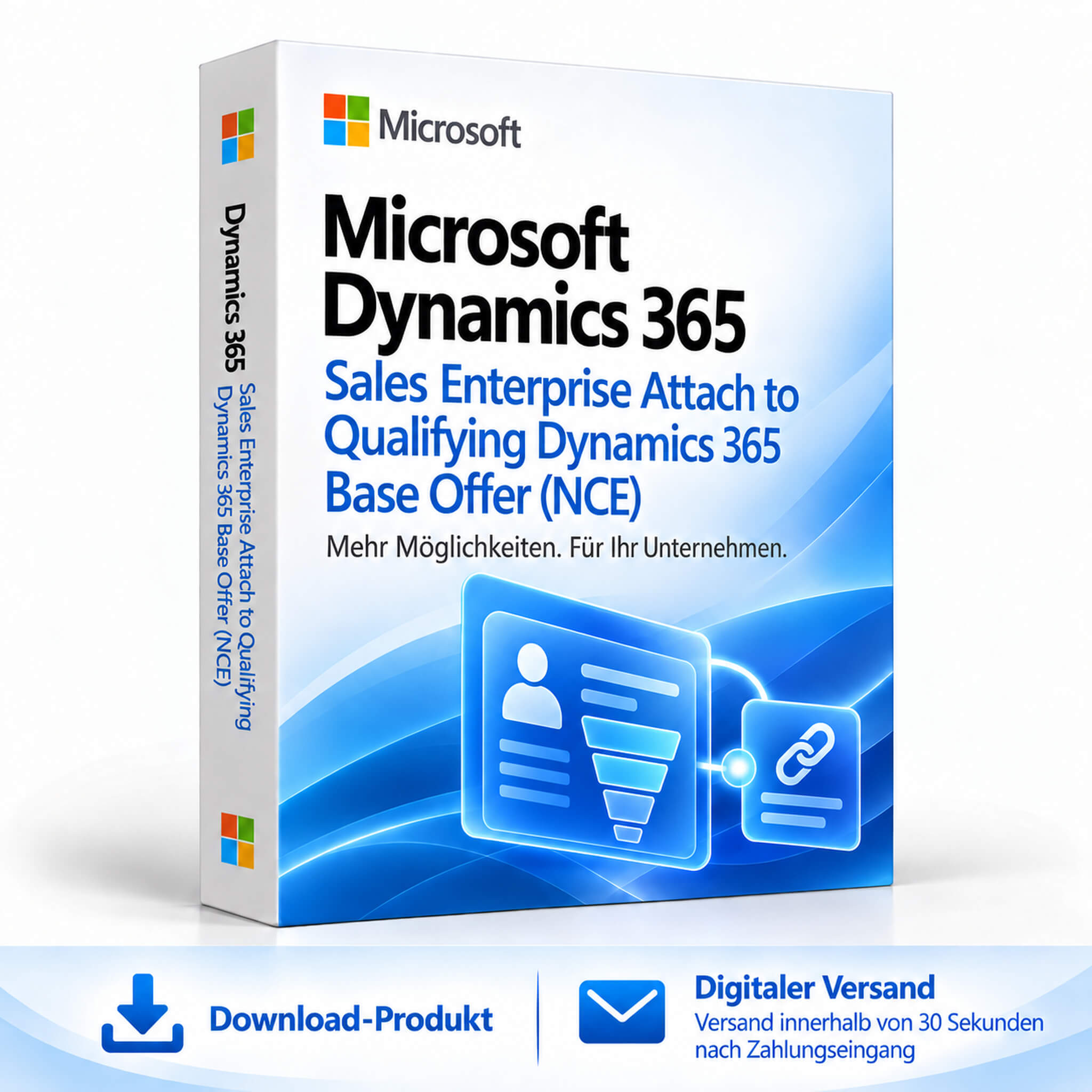 Microsoft Dynamics 365 Sales Enterprise Attach to Qualifying Dynamics 365 Base Offer (NCE)