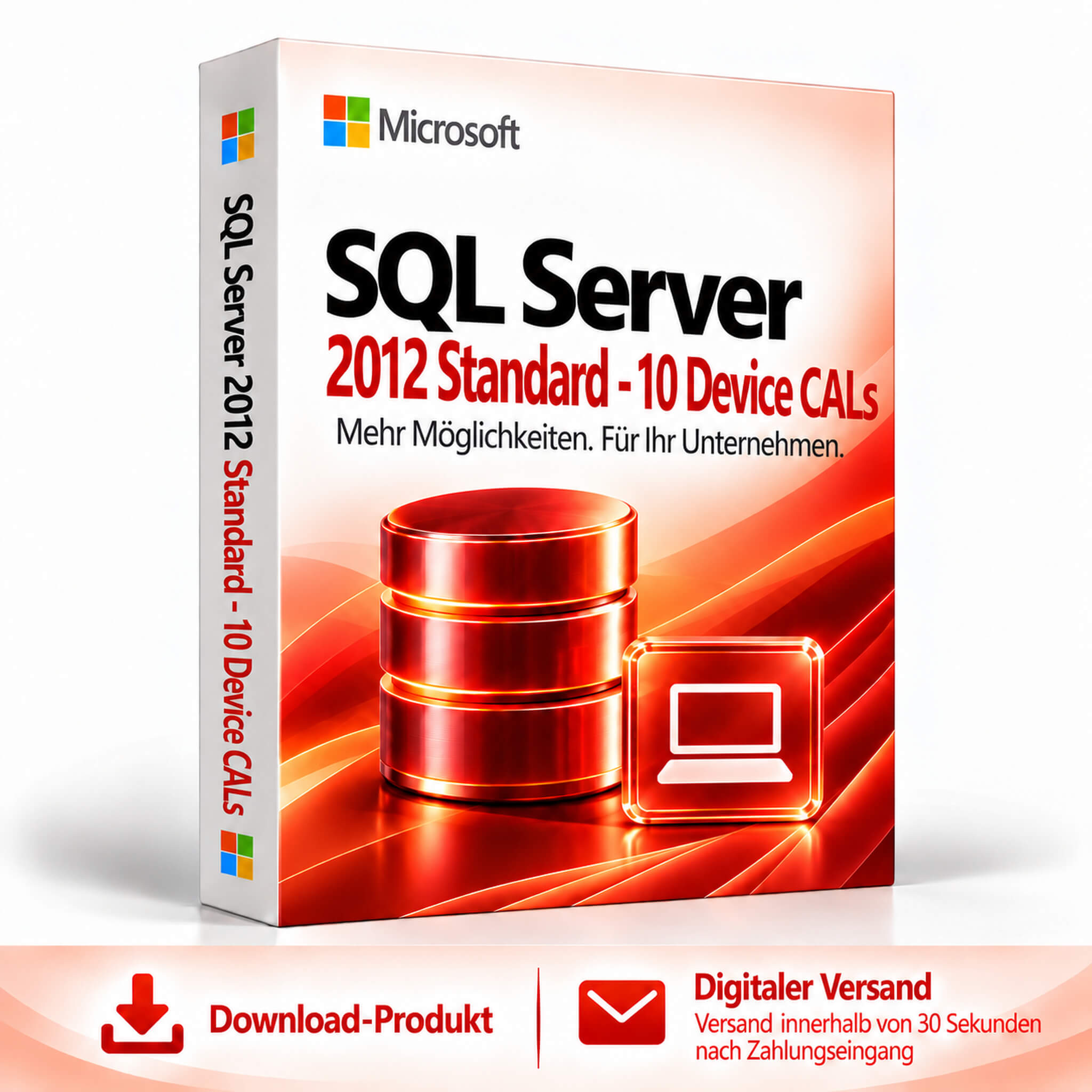 Microsoft SQL Server 2012 Standard - 10 Device CALs