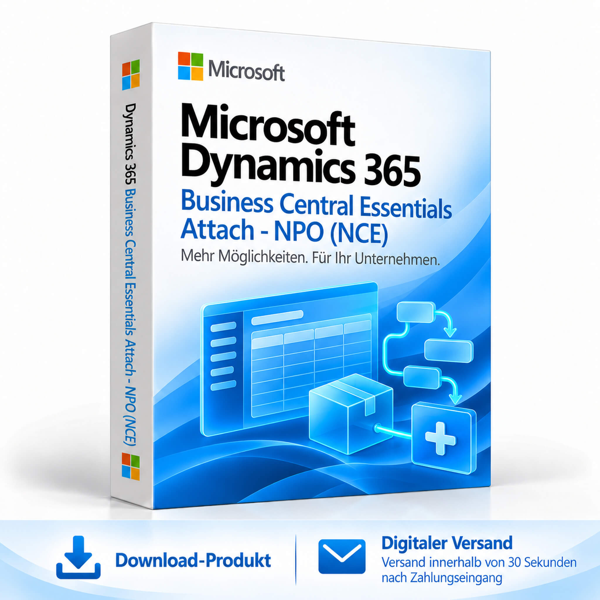 Microsoft Dynamics 365 Business Central Essentials Attach - NPO (NCE)
