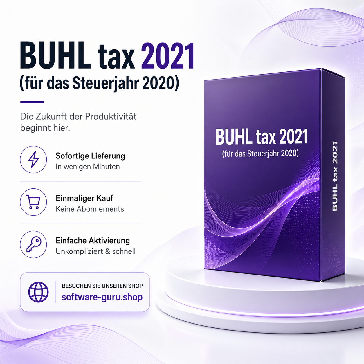 BUHL tax 2021 (für das Steuerjahr 2020)
