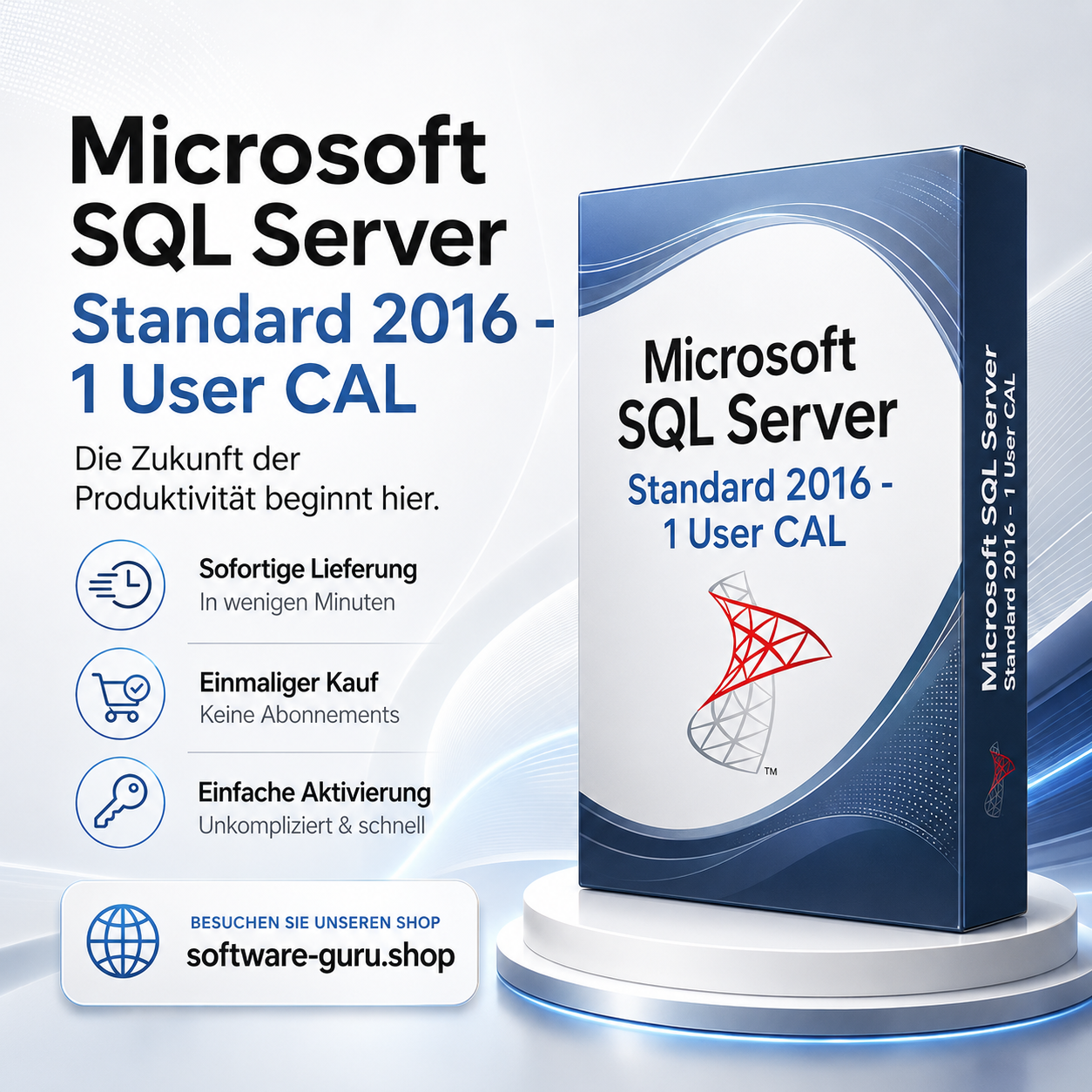 Microsoft SQL Server Standard 2016 - 1 User CAL