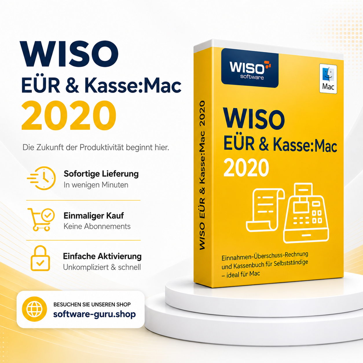 WISO EÜR & Kasse:Mac 2020