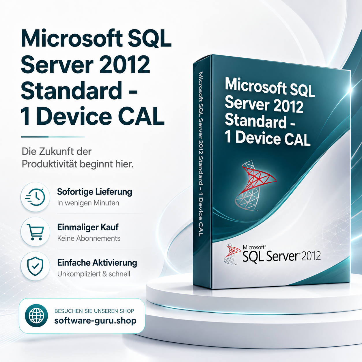 Microsoft SQL Server 2012 Standard - 1 Device CAL