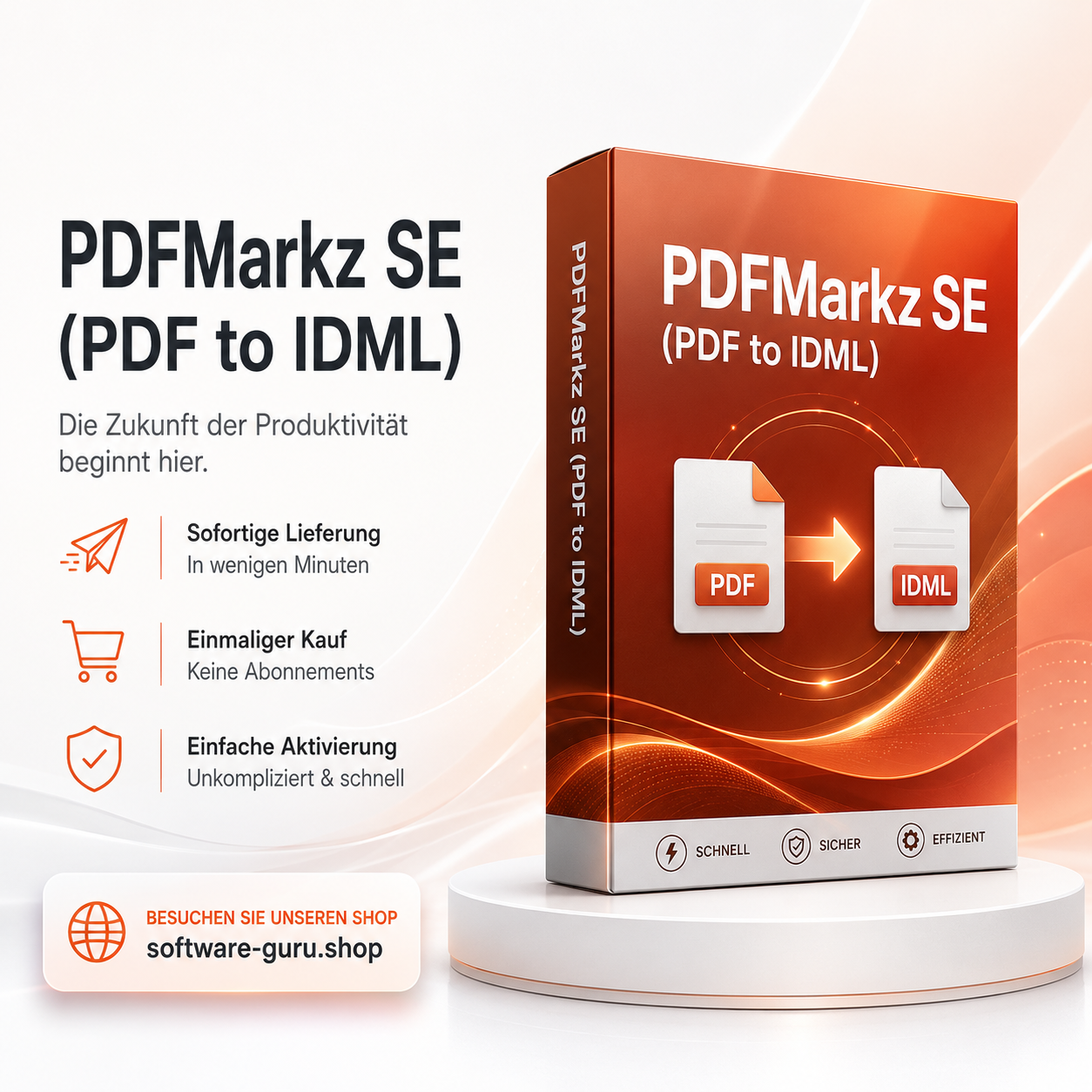 PDFMarkz SE (PDF to IDML)