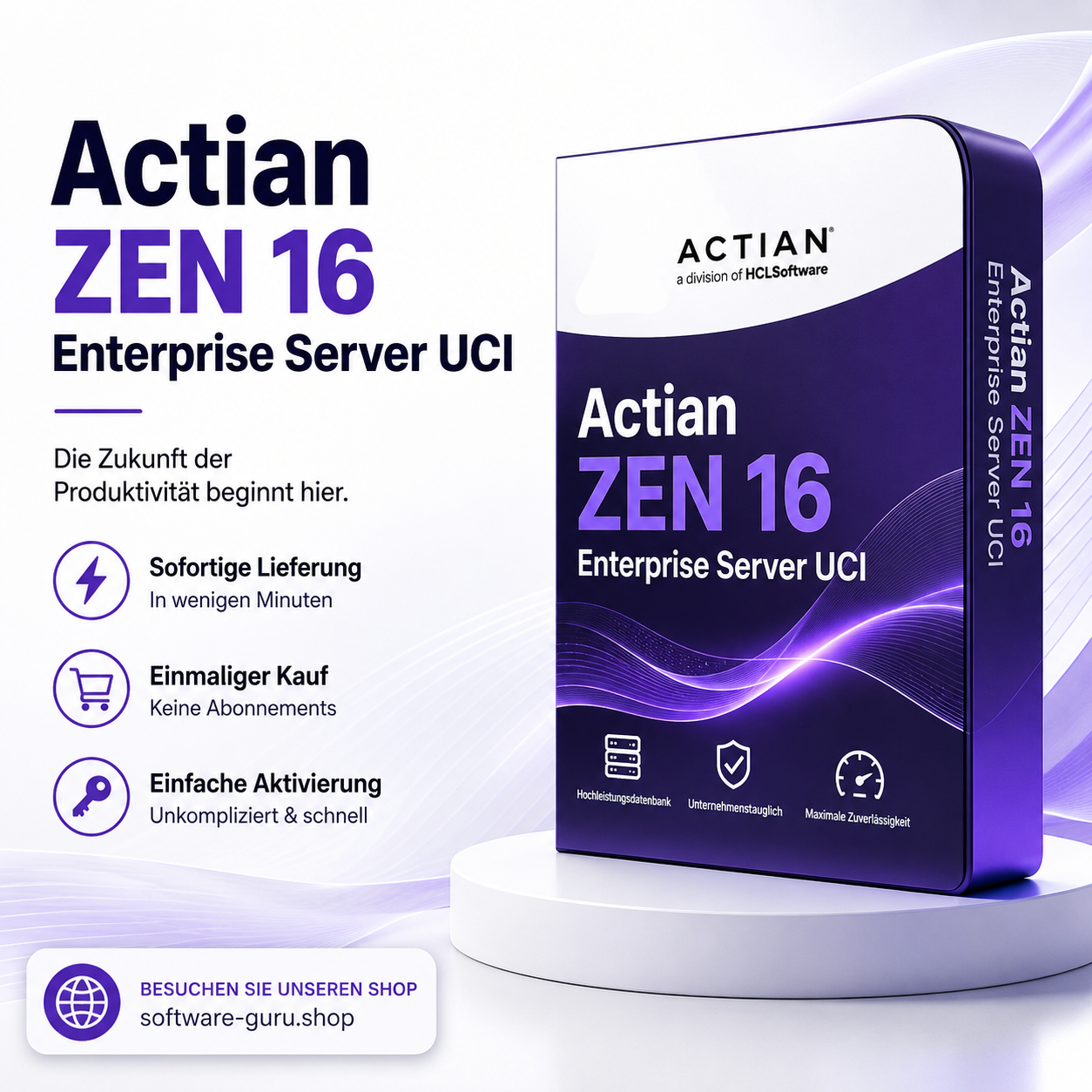 Actian ZEN 16 Enterprise Server UCI