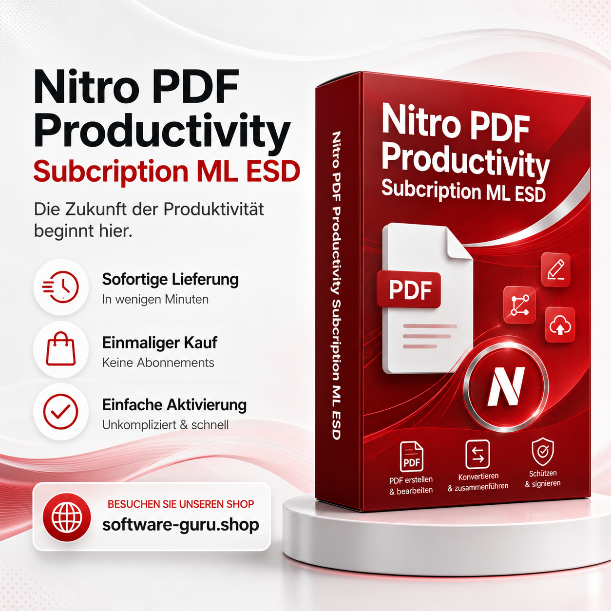 Nitro PDF Productivity Subcription ML ESD