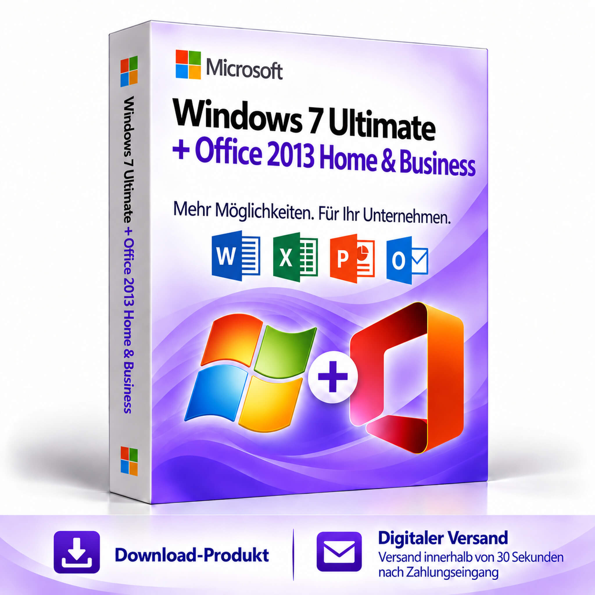 Windows 7 Ultimate + Office 2013 Home & Business