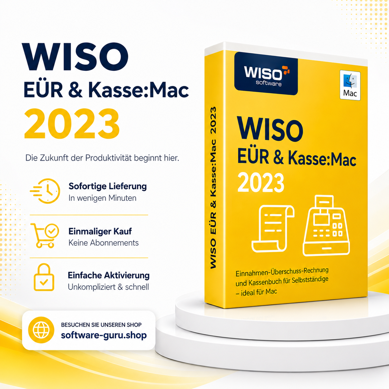 WISO EÜR & Kasse:Mac 2023