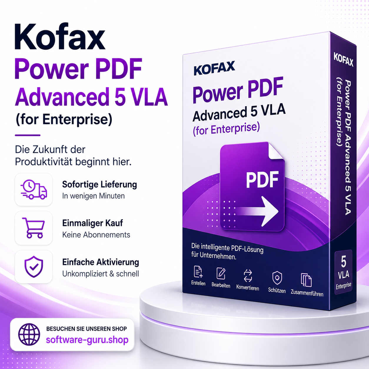 Kofax Power PDF Advanced 5 VLA (for Enterprise)