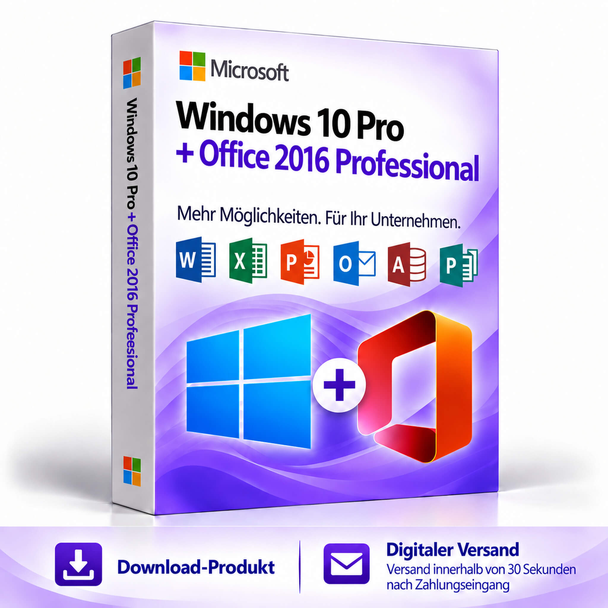 Windows 10 Pro + Office 2016 Professional