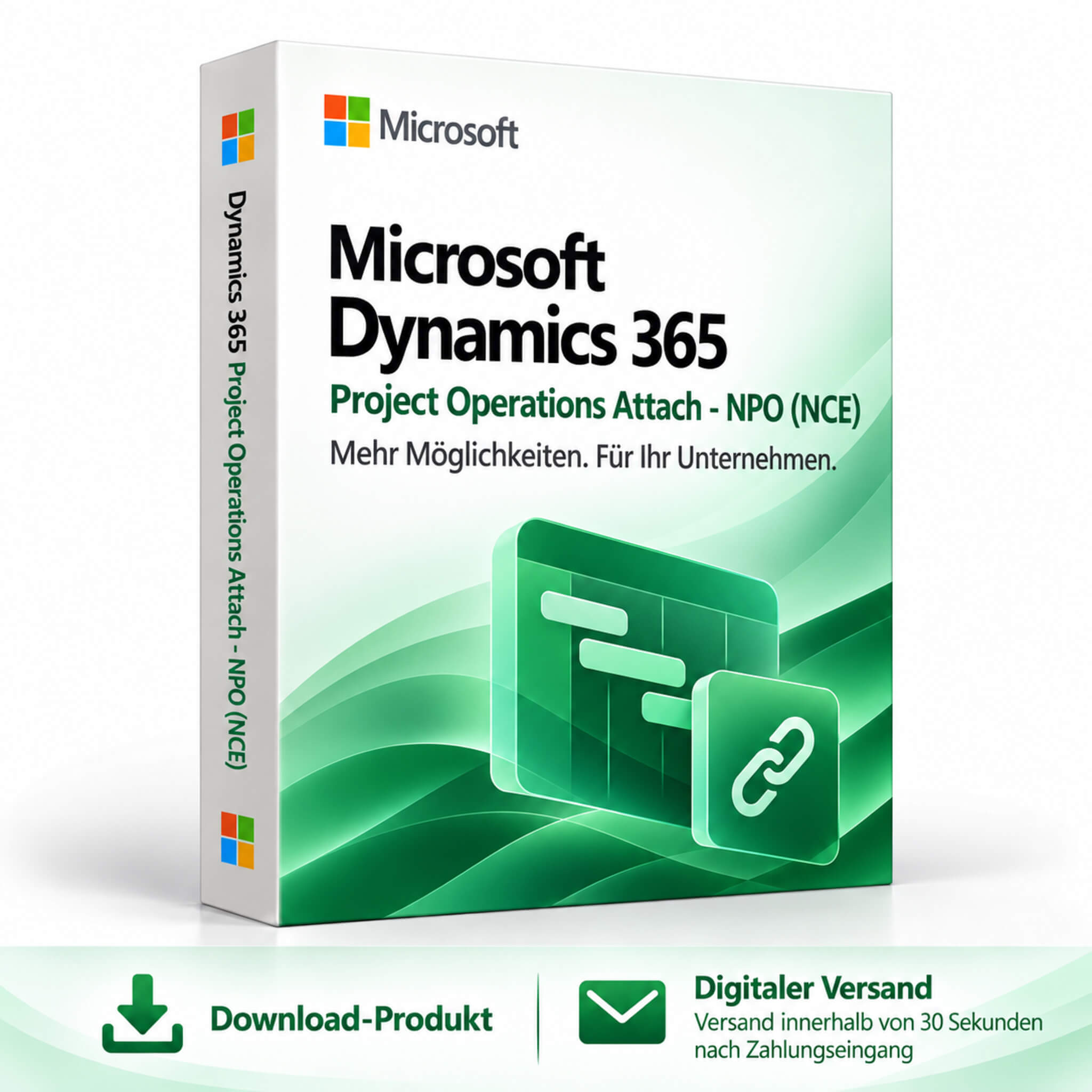 Microsoft Dynamics 365 Project Operations Attach - NPO (NCE)