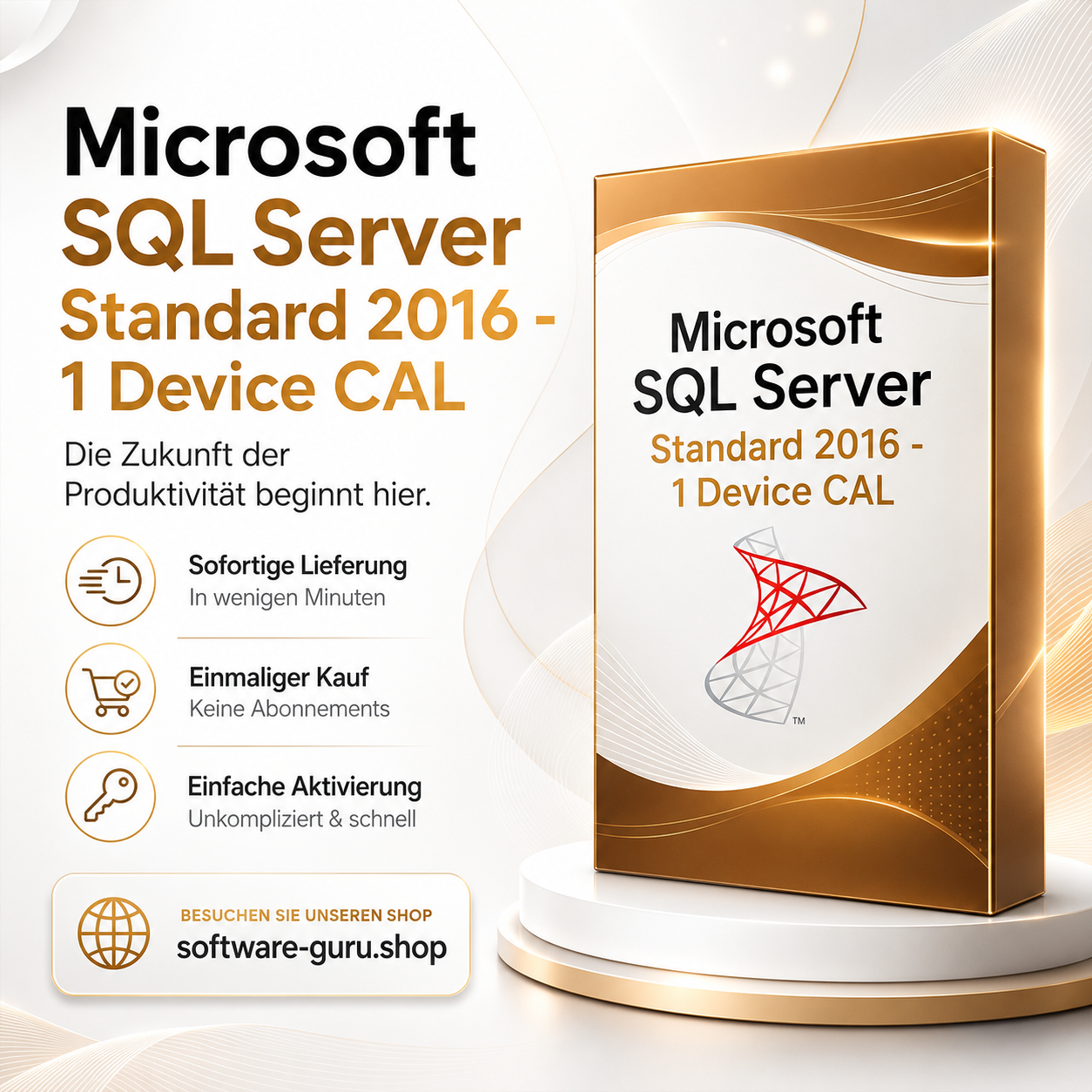 Microsoft SQL Server Standard 2016 - 1 Device CAL