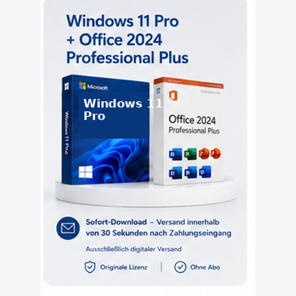 Windows 11 Pro + Office 2024 Professional Plus