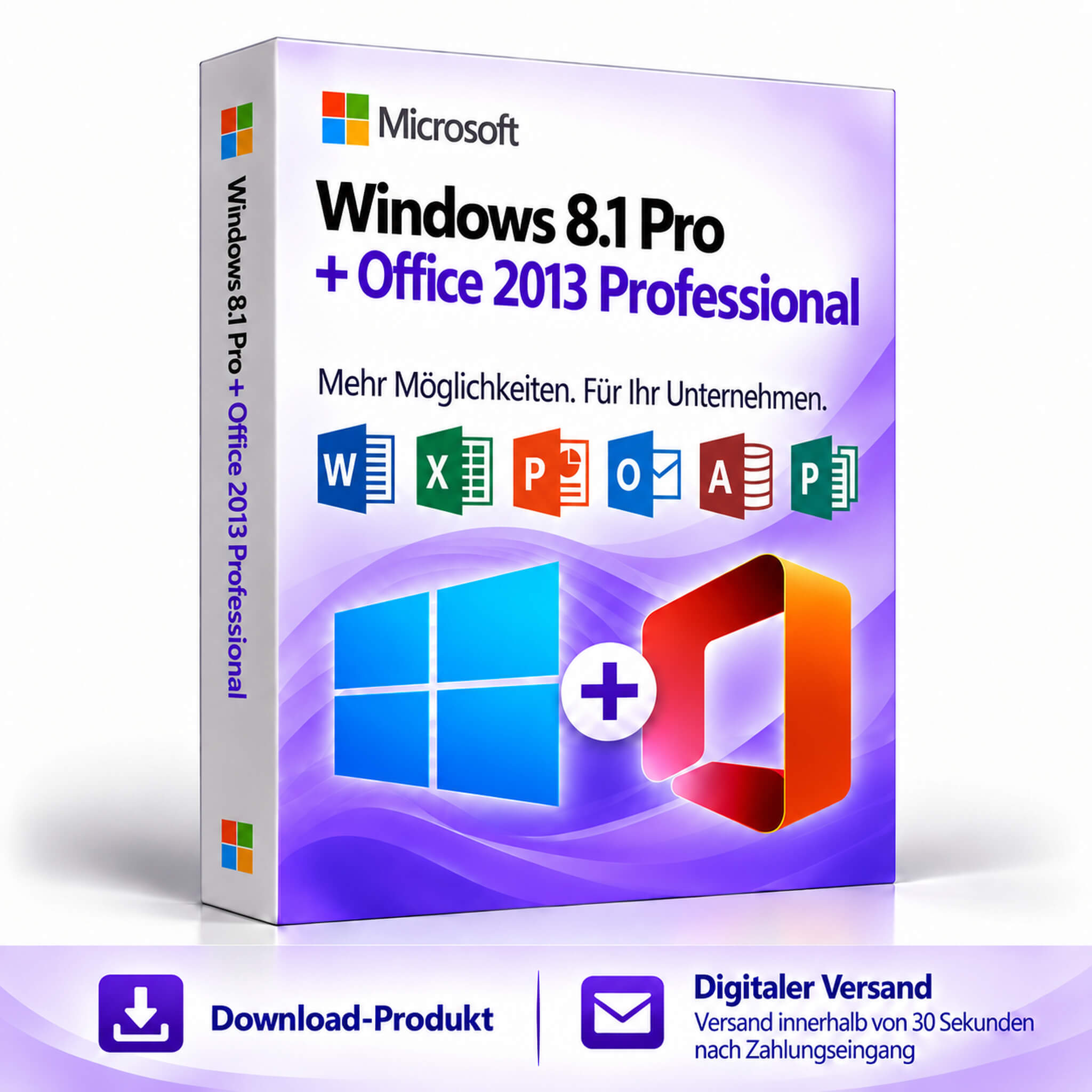 Windows 8.1 Pro + Office 2013 Professional