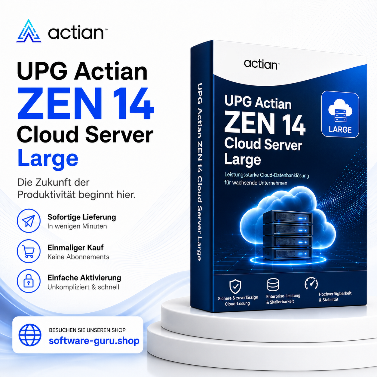 UPG Actian ZEN 14 Cloud Server Large