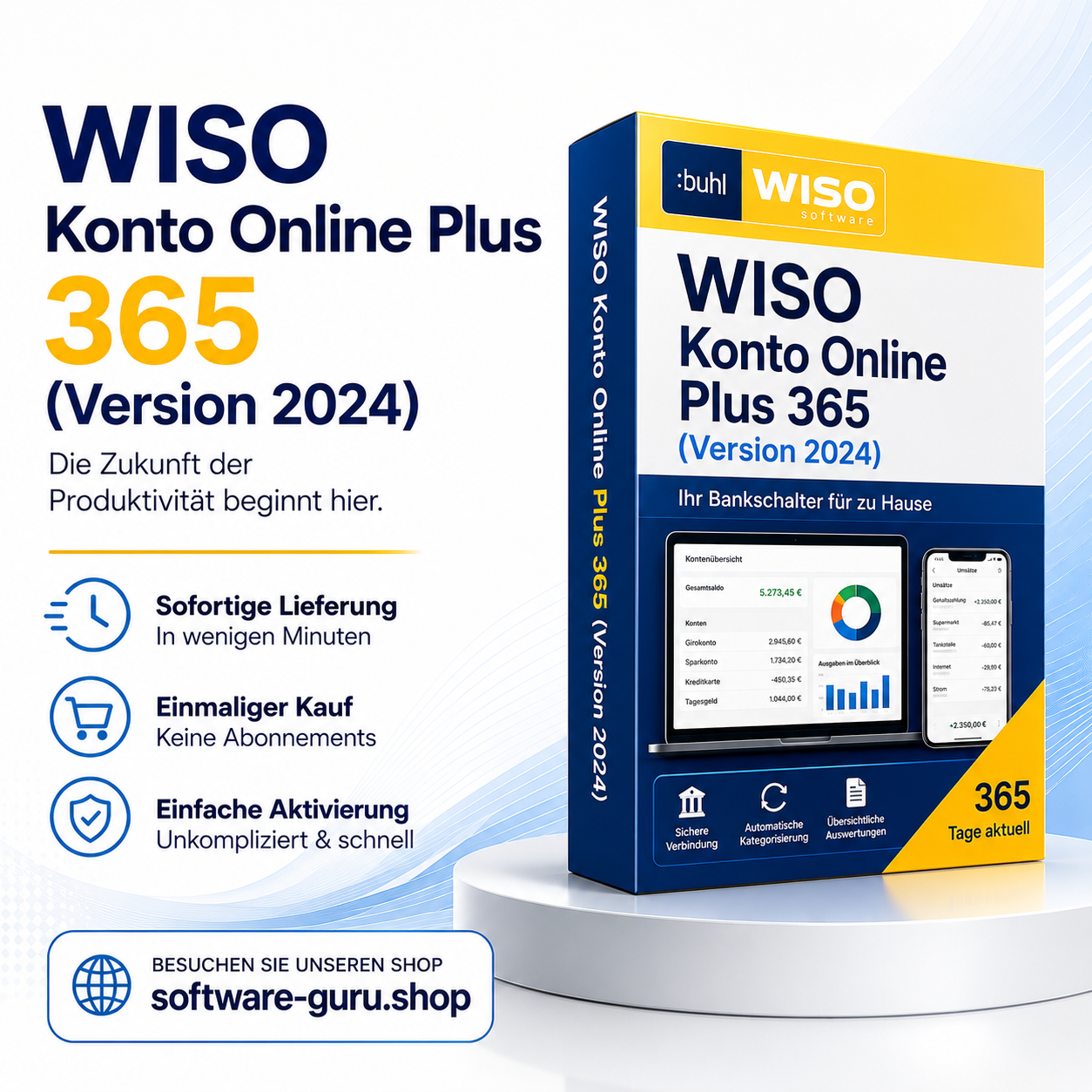 WISO Konto Online Plus 365 (Version 2024)