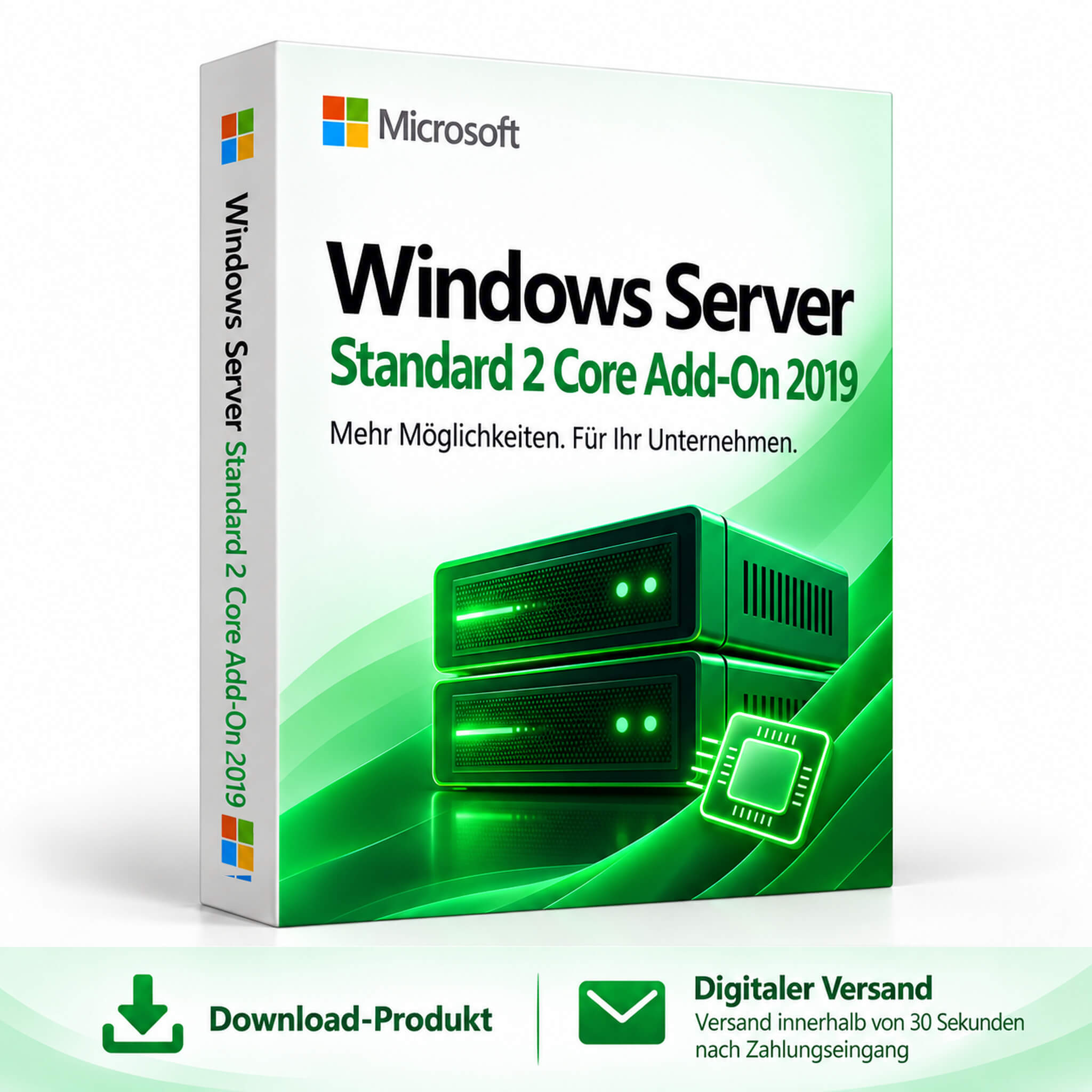 Windows Server 2019 Standard 2 Core Add-On