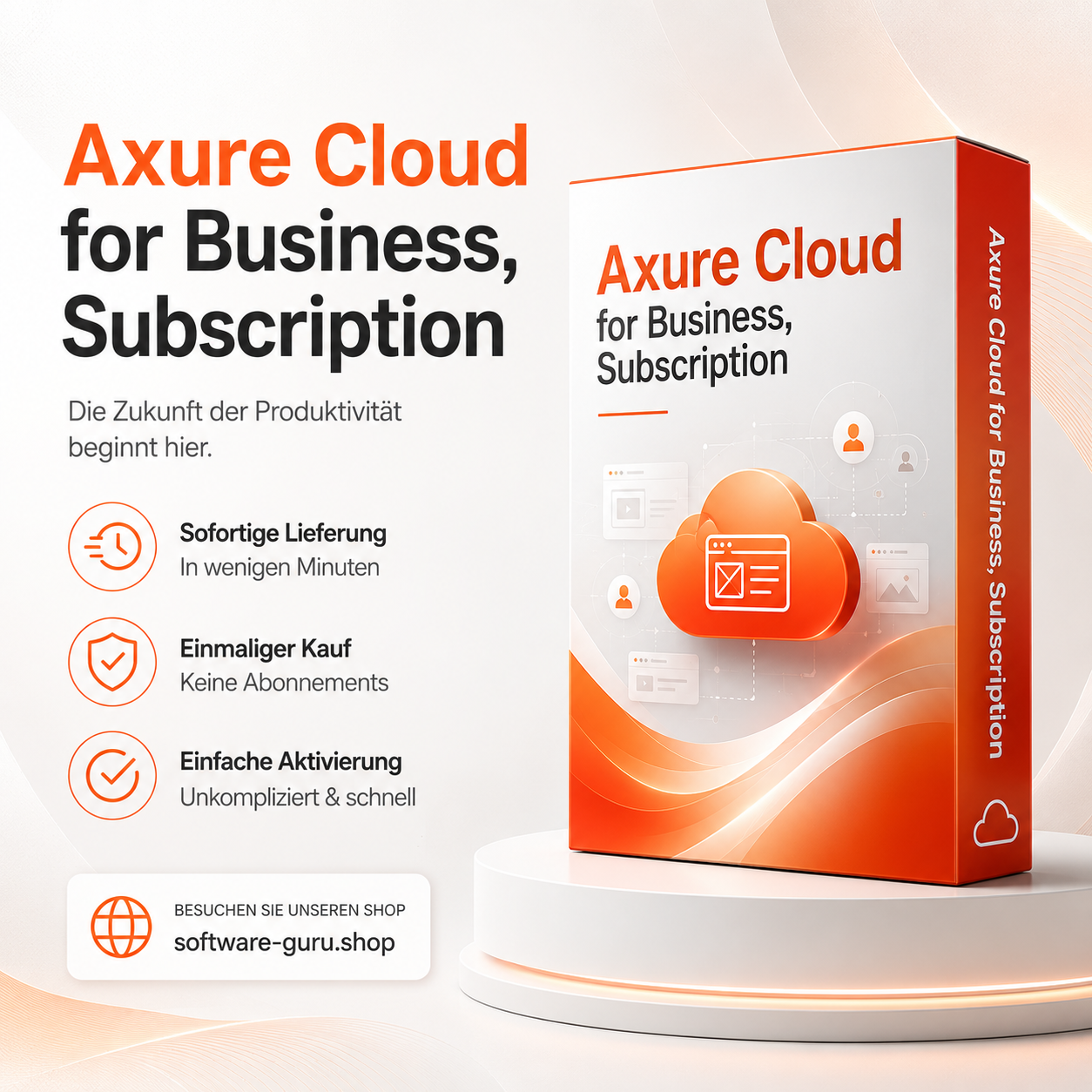 Axure Cloud for Business, Subscription