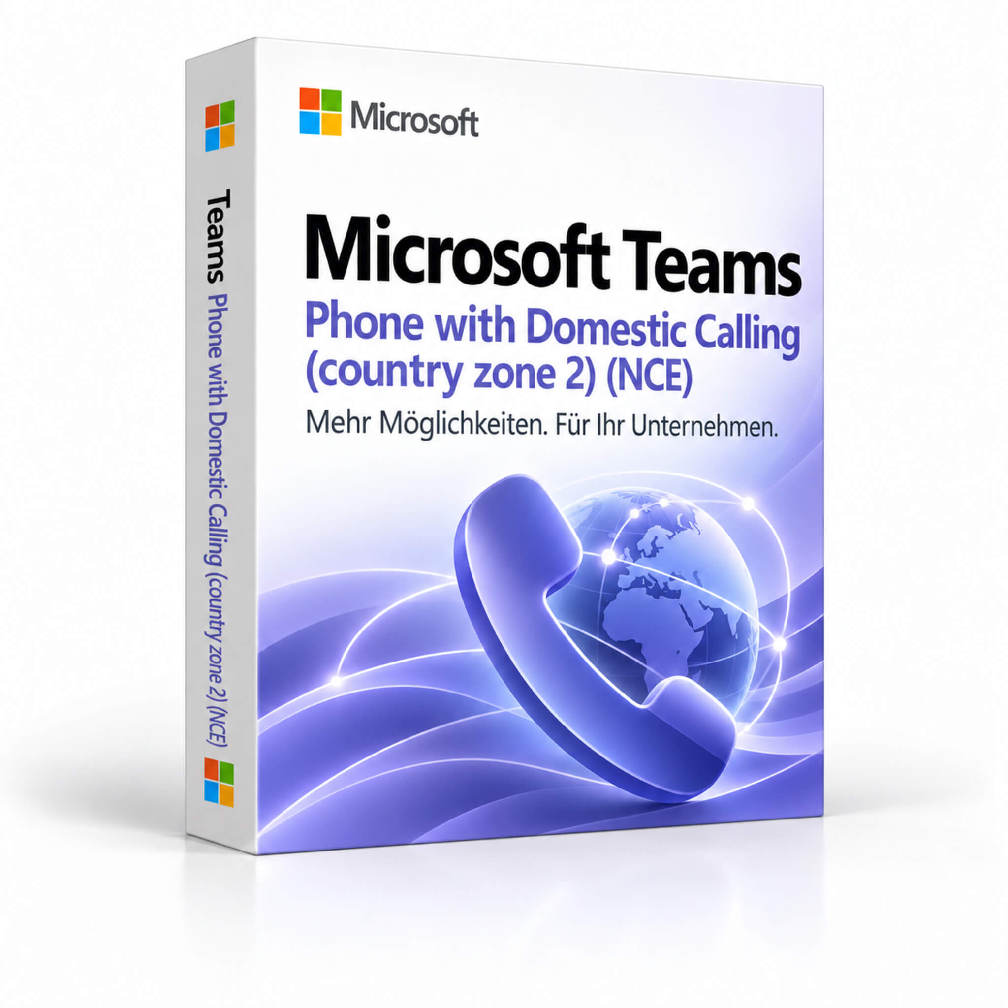 Microsoft Teams Phone with domestic calling (country zone 2) (NCE)
