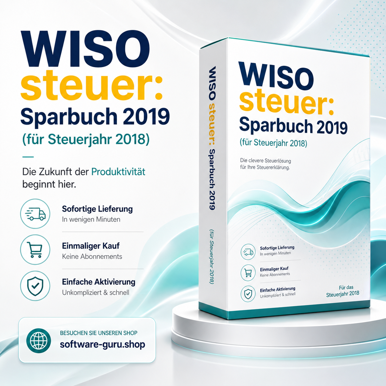 WISO steuer: Sparbuch 2019 (für Steuerjahr 2018)