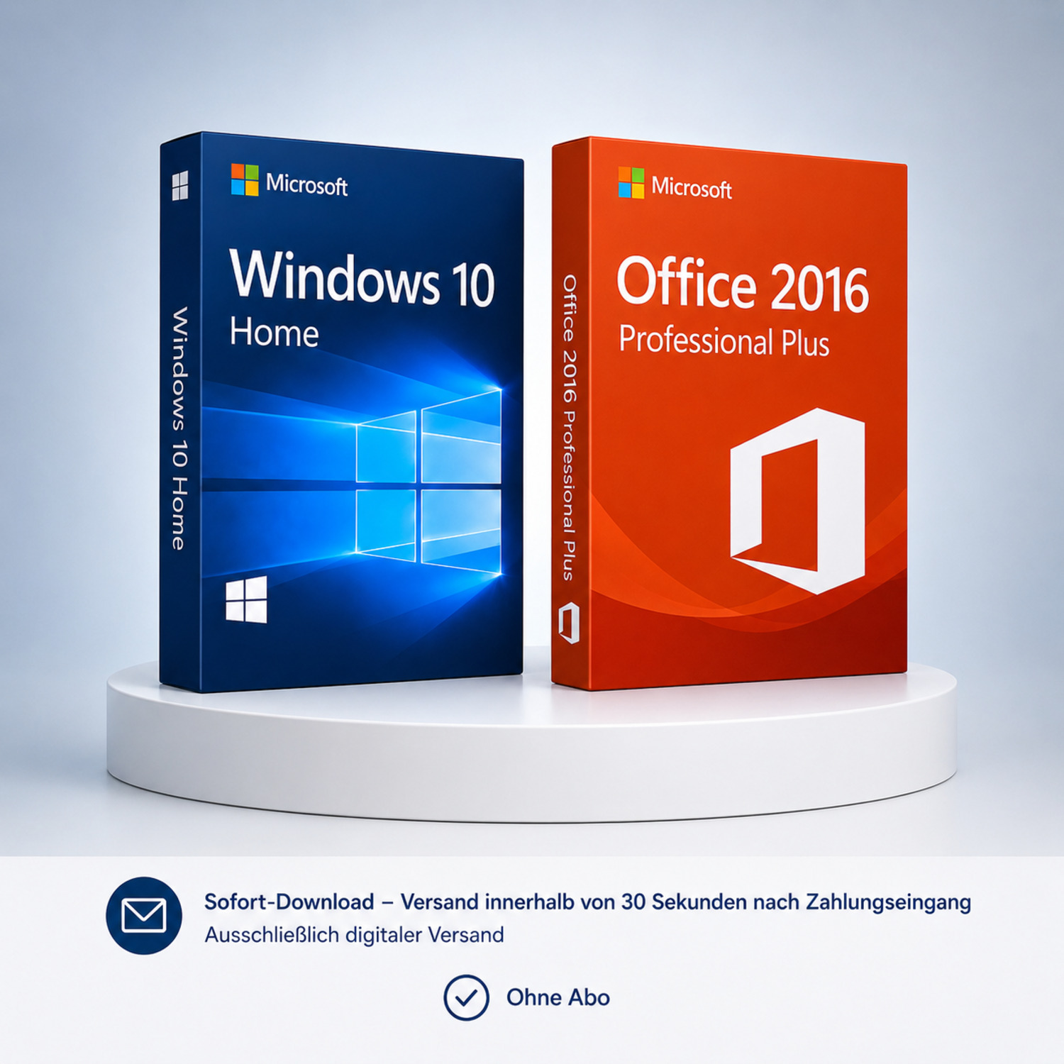 Windows 10 Home + Office 2016 Professional Plus