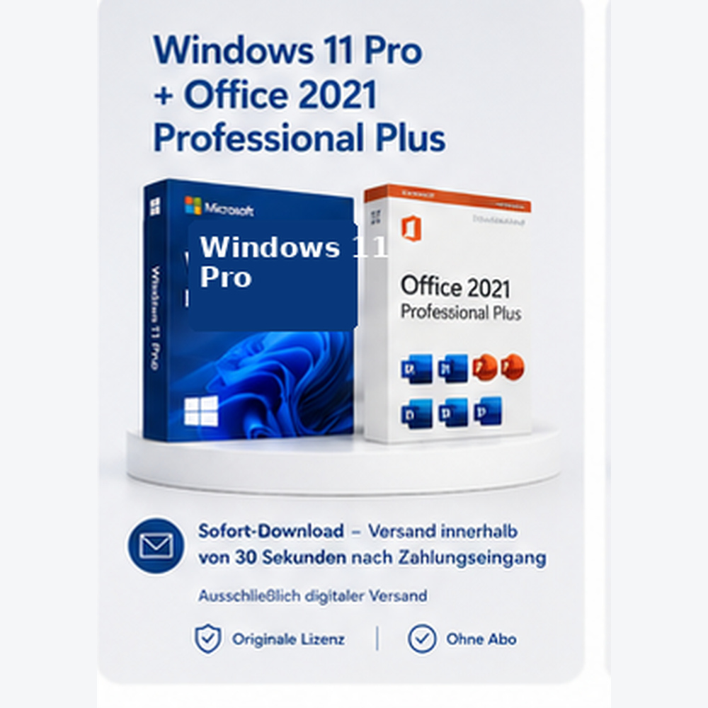 Windows 11 Pro + Office 2021 Professional Plus