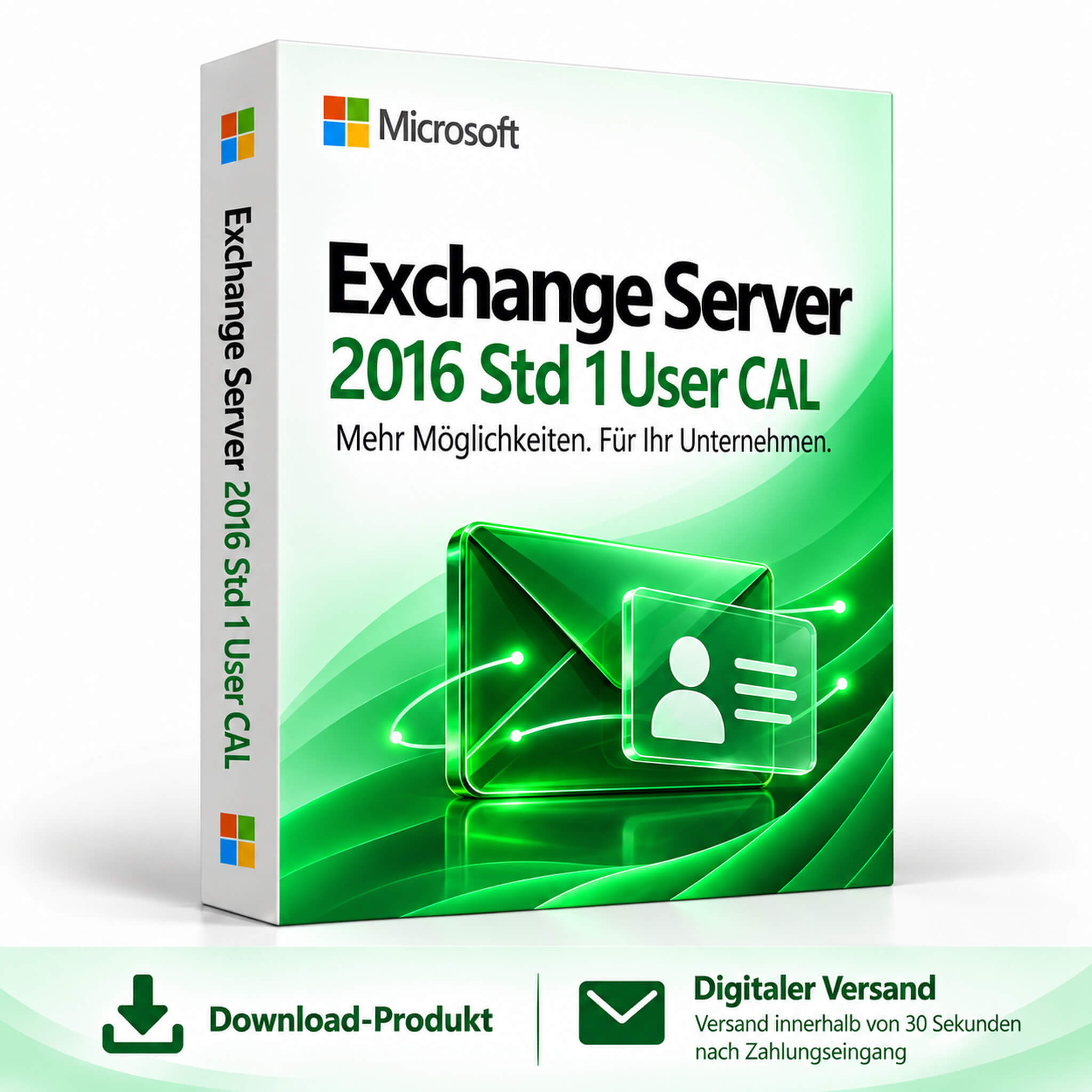 Microsoft Exchange Server 2016 Std 1 User CAL