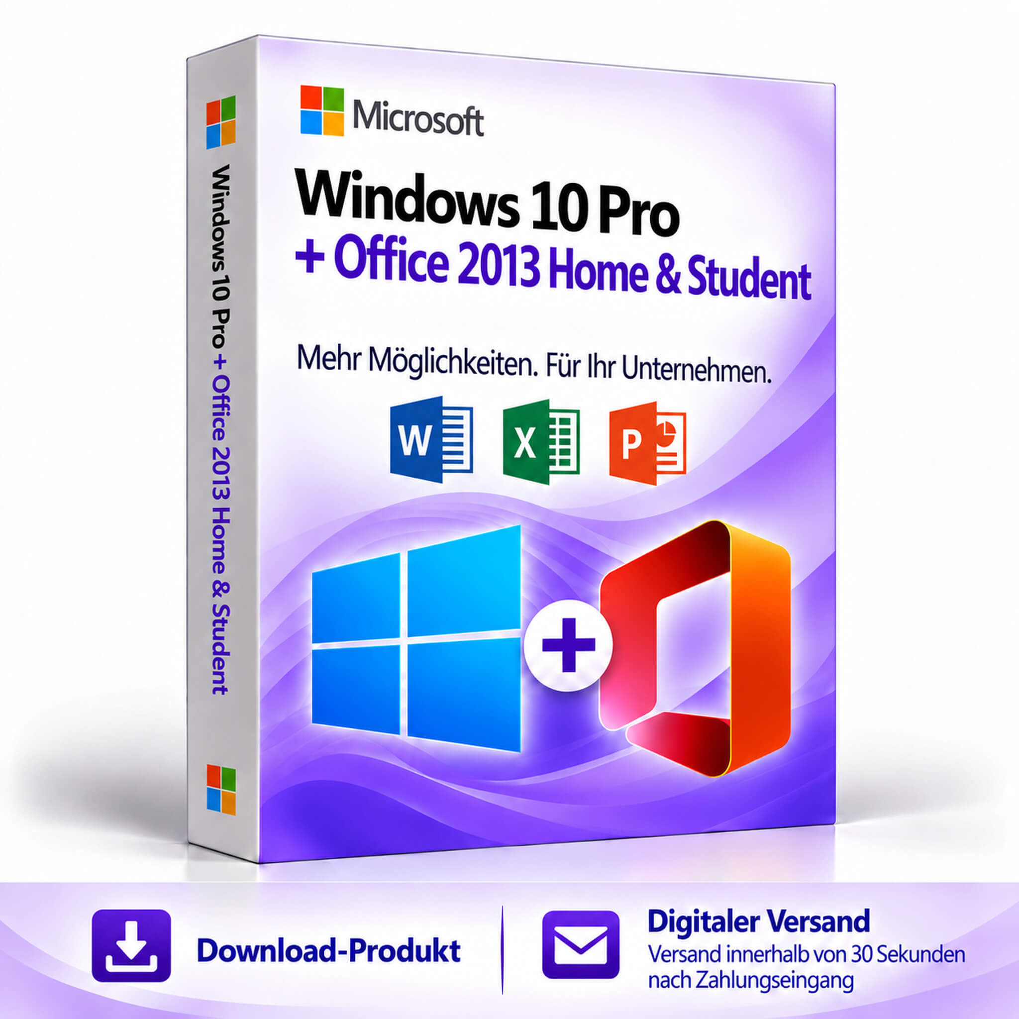 Windows 10 Pro + Office 2013 Home & student