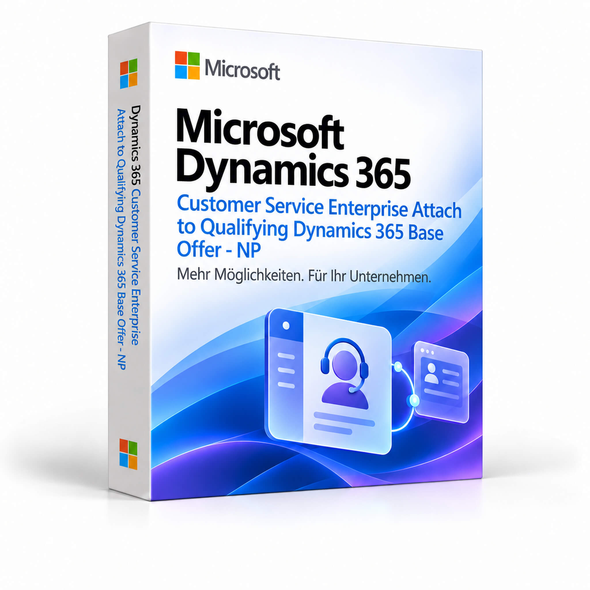 Microsoft Dynamics 365 Customer Service Enterprise Attach to Qualifying Dynamics 365 Base Offer - NP