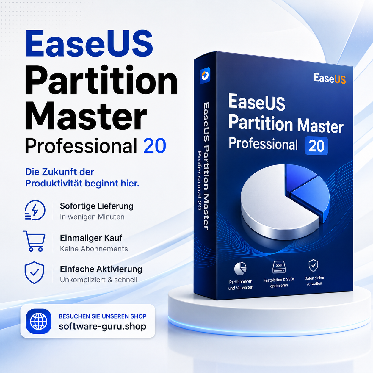 EaseUS Partition Master Professional 20