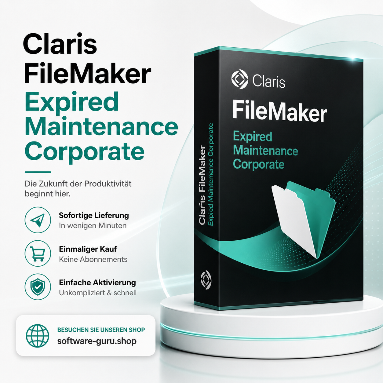 Claris FileMaker Expired Maintenance Corporate