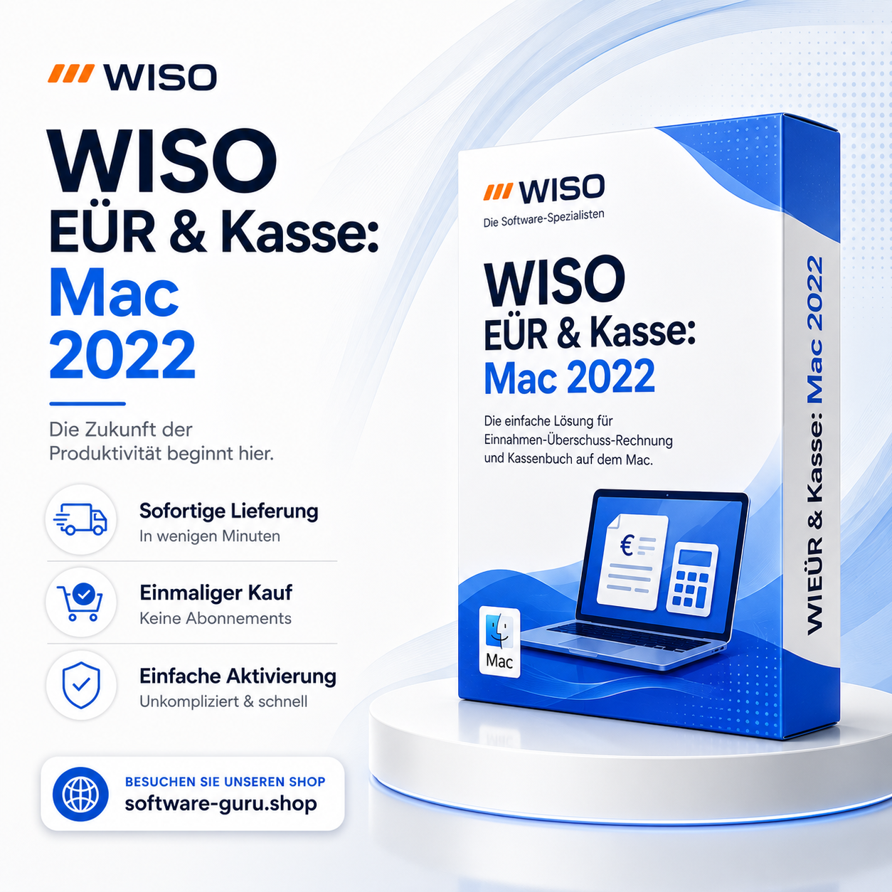 WISO EÜR & Kasse:Mac 2022