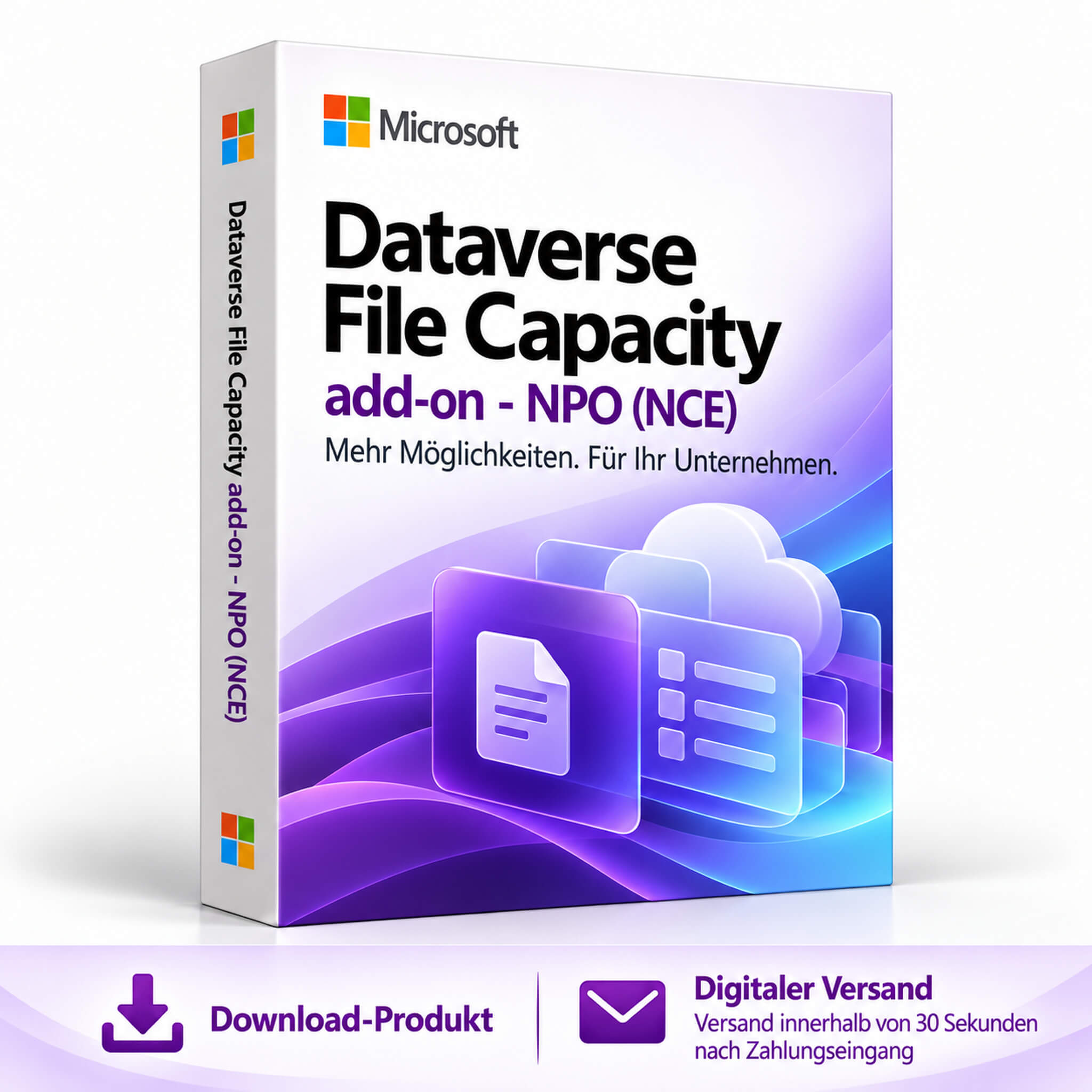 Microsoft Dataverse File Capacity add-on - NPO (NCE)