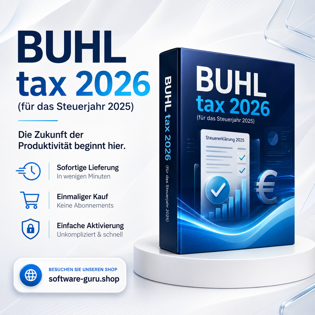 BUHL tax 2026 (für das Steuerjahr 2025)