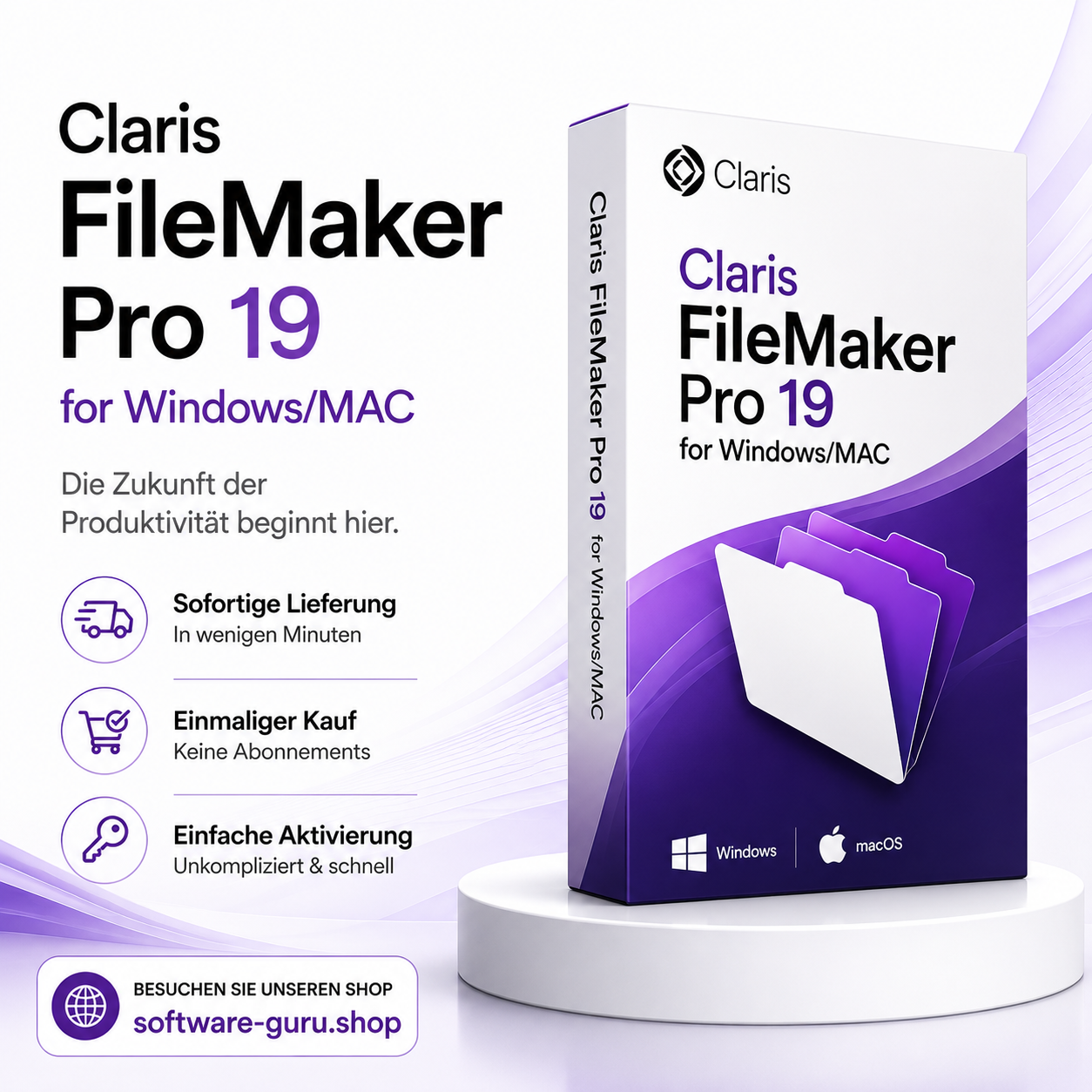 Claris FileMaker Pro 19 for Windows/MAC