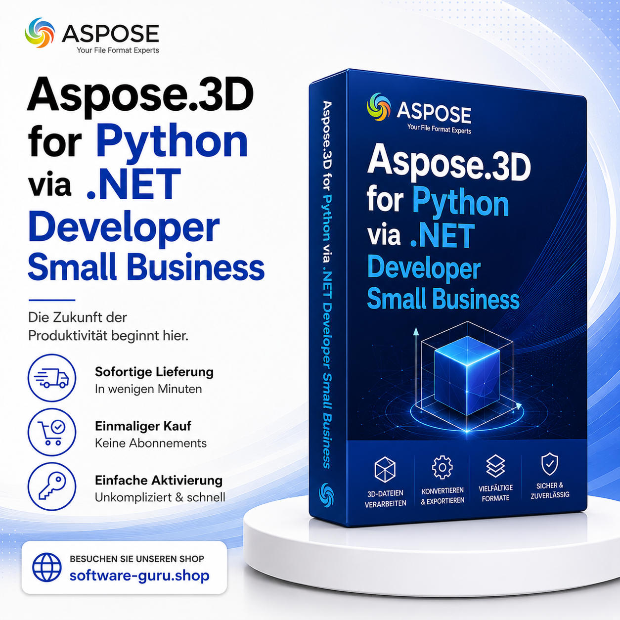 Aspose.3D for Python via .NET Developer Small Business