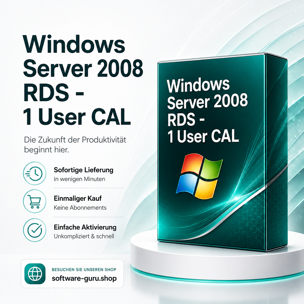 Windows Server 2008 RDS - 1 User CAL