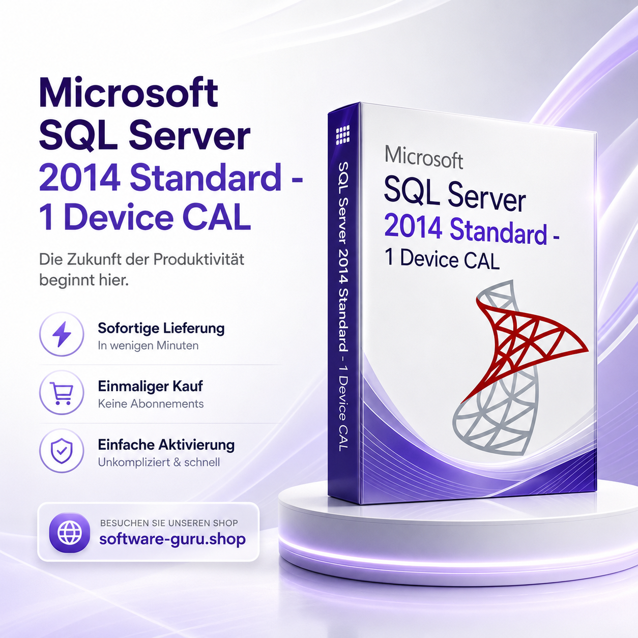 Microsoft SQL Server 2014 Standard- 1 Device CAL