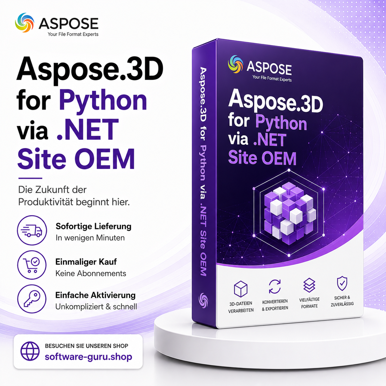 Aspose.3D for Python via .NET Site OEM