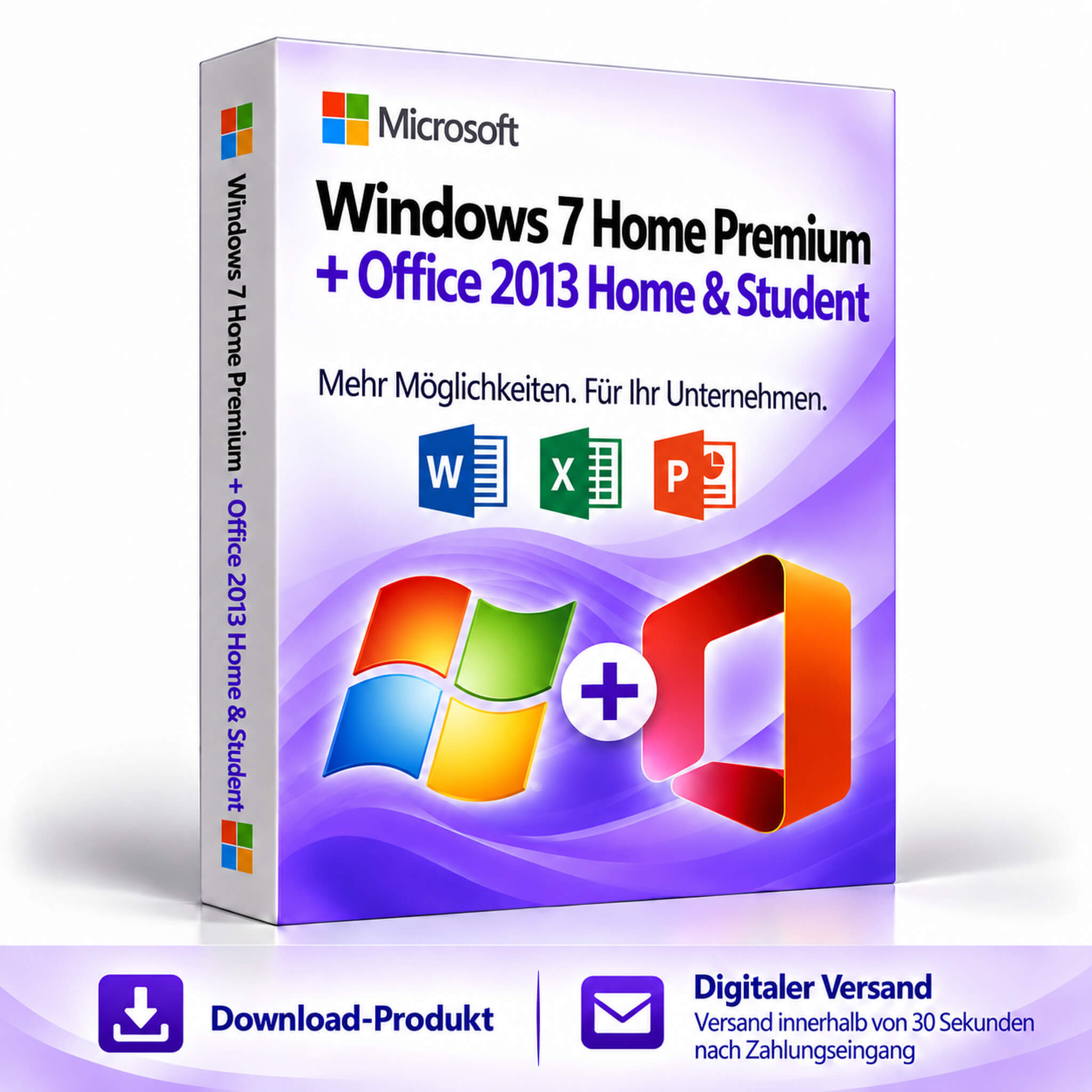 Windows 7 Home Premium + Office 2013 Home & student