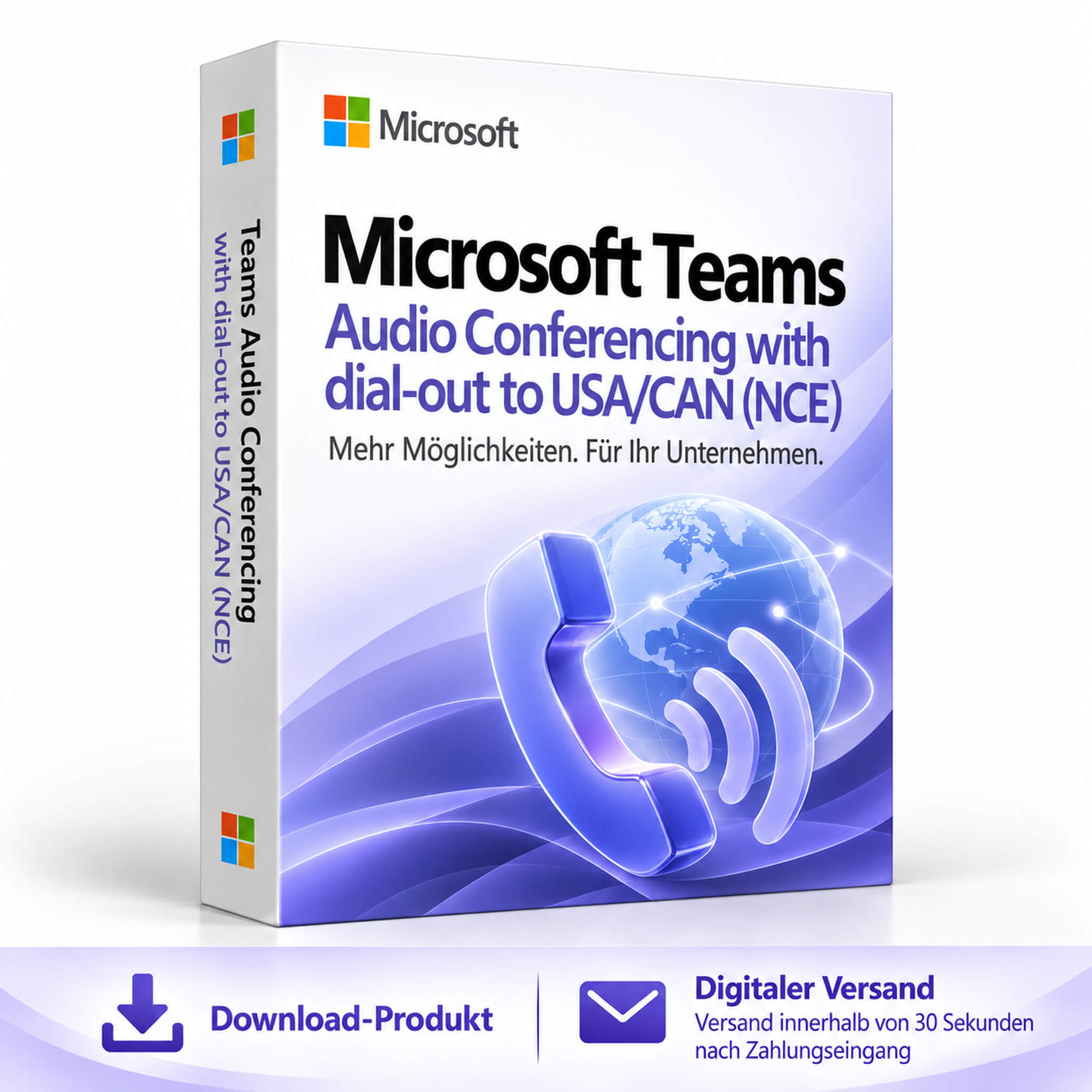 Microsoft Teams Audio Conferencing with dial-out to USA/CAN (NCE)