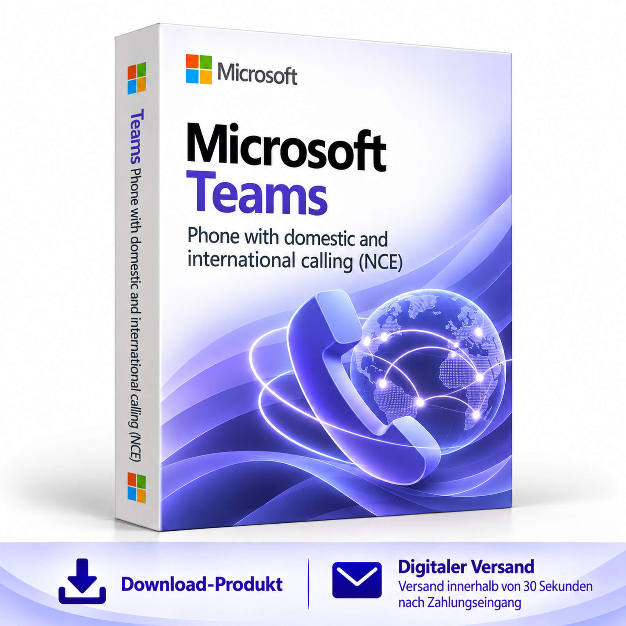 Microsoft Teams Phone with domestic and international calling (NCE)