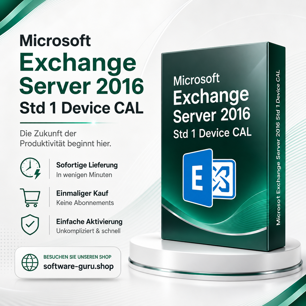 Microsoft Exchange Server 2016 Std 1 Device CAL