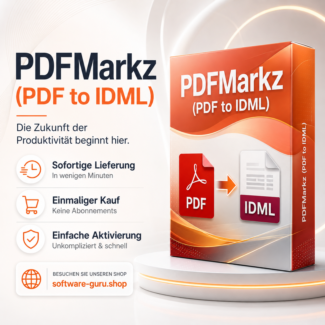 PDFMarkz (PDF to IDML)